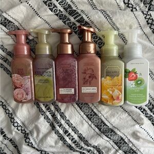 Bath and Bodyworks foam hand soaps